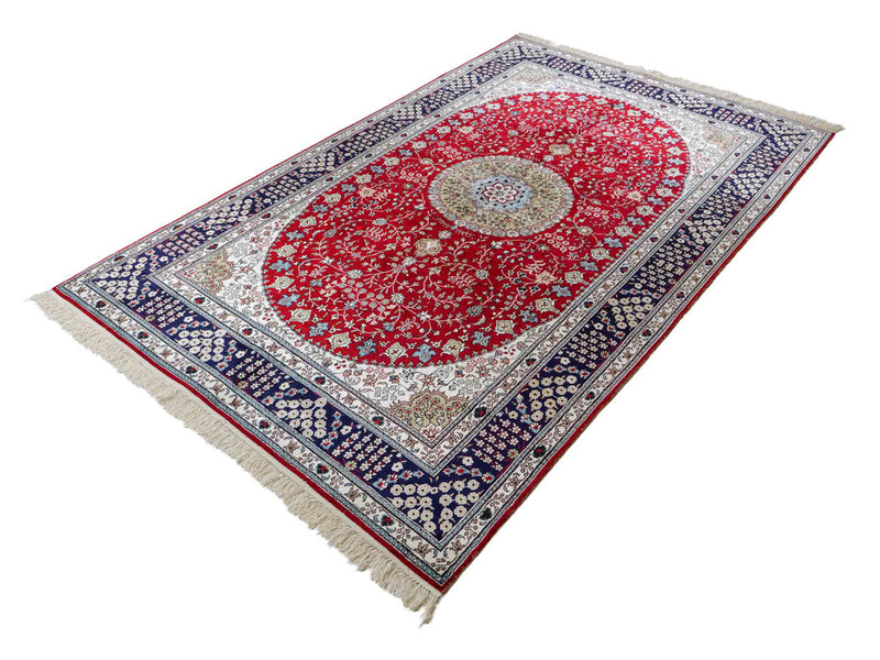 Kinesisk silke Tæppe 246x152cm - Orientalsk tæppe