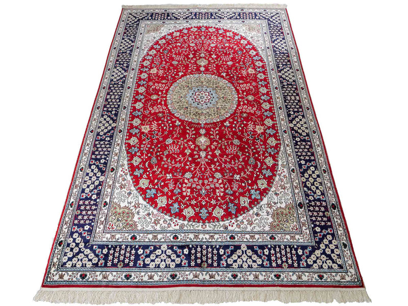 Kinesisk silke Tæppe 246x152cm - Orientalsk tæppe