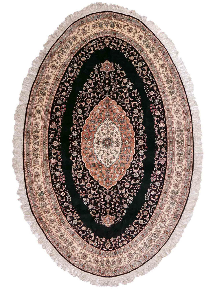 Seidenteppich - China Seide - 238 x 153 cm - anthrazit