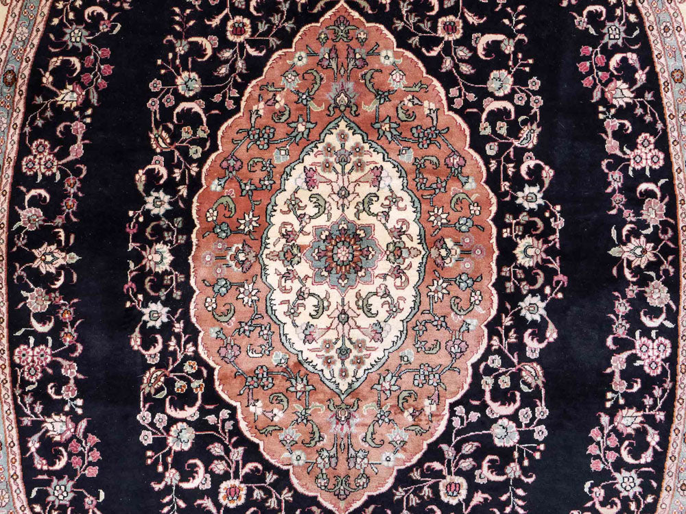 Seidenteppich - China Seide - 238 x 153 cm - anthrazit