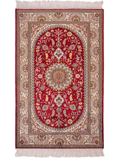 Kinesisk silke Tæppe 75x120cm - Orientalsk tæppe