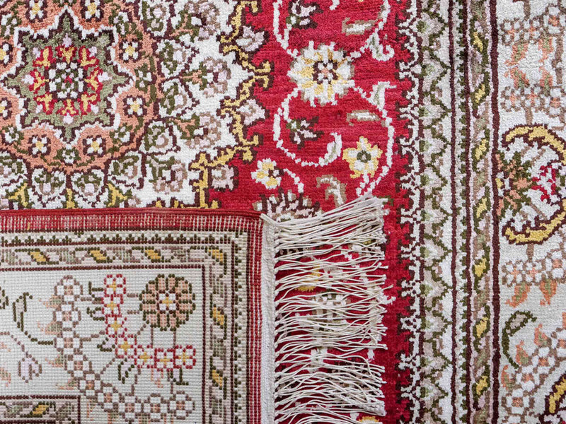 Kinesisk silke Tæppe 120x75cm - Orientalsk tæppe