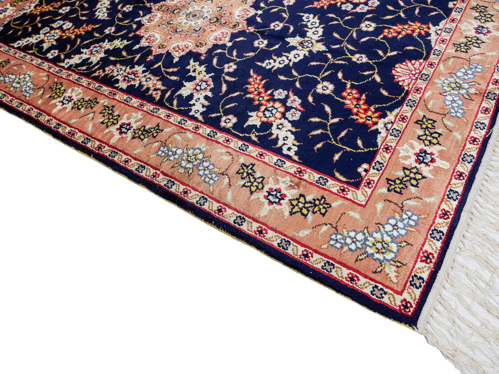 Kinesisk silke Tæppe 122x78cm - Orientalsk tæppe