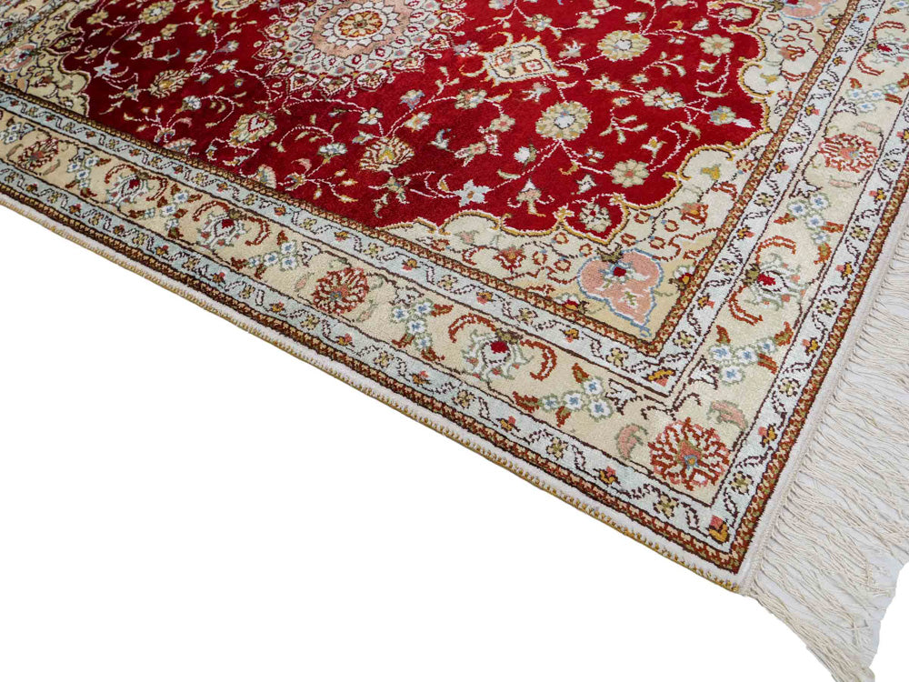 Kinesisk silke Tæppe 120x77cm - Orientalsk tæppe