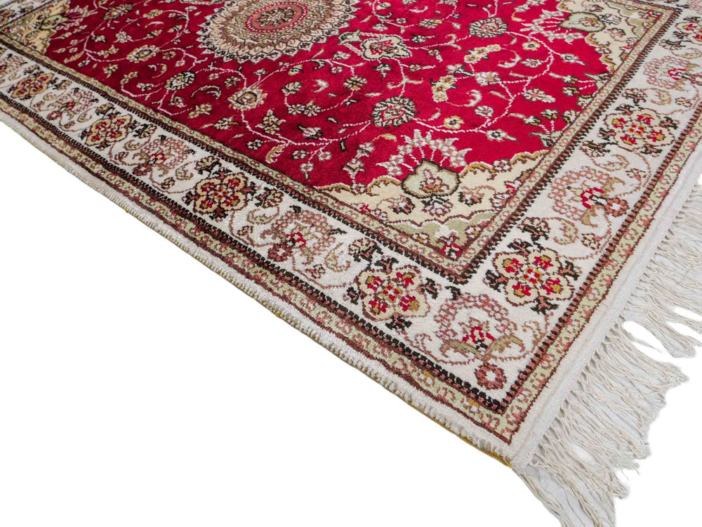 Kinesisk silke Tæppe 120x76cm - Orientalsk tæppe