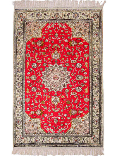 Kinesisk silke Tæppe 78x122cm - Orientalsk tæppe