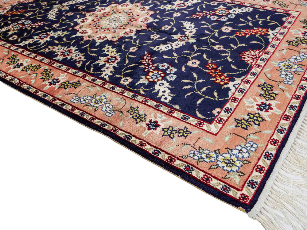 Kinesisk silke Tæppe 123x77cm - Orientalsk tæppe