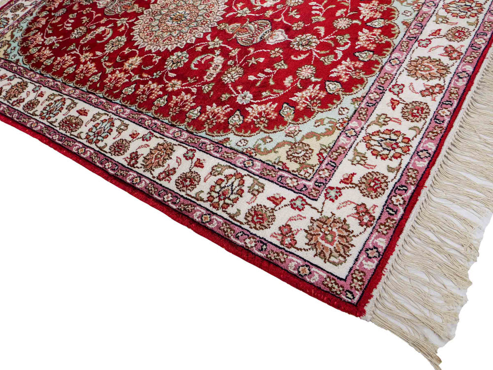 Kinesisk silke Tæppe 119x76cm - Orientalsk tæppe