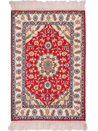 Kinesisk silke Tæppe 89x60cm - Orientalsk tæppe – product image