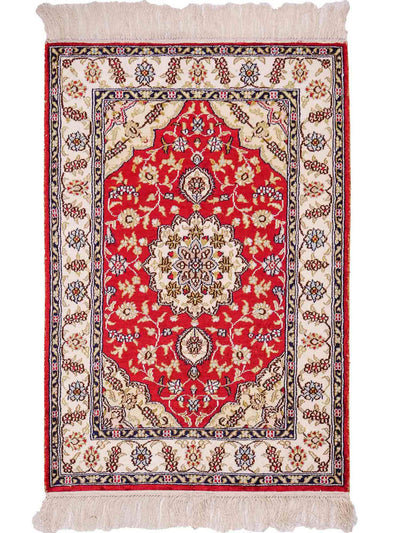 Kinesisk silke Tæppe 60x89cm - Orientalsk tæppe