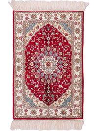 Kinesisk silke Tæppe 87x56cm - Orientalsk tæppe – product image