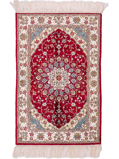 Kinesisk silke Tæppe 56x87cm - Orientalsk tæppe