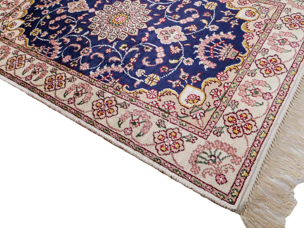 Kinesisk silke Tæppe 92x60cm - Orientalsk tæppe