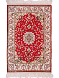 Kinesisk silke Tæppe 91x62cm - Orientalsk tæppe – product image