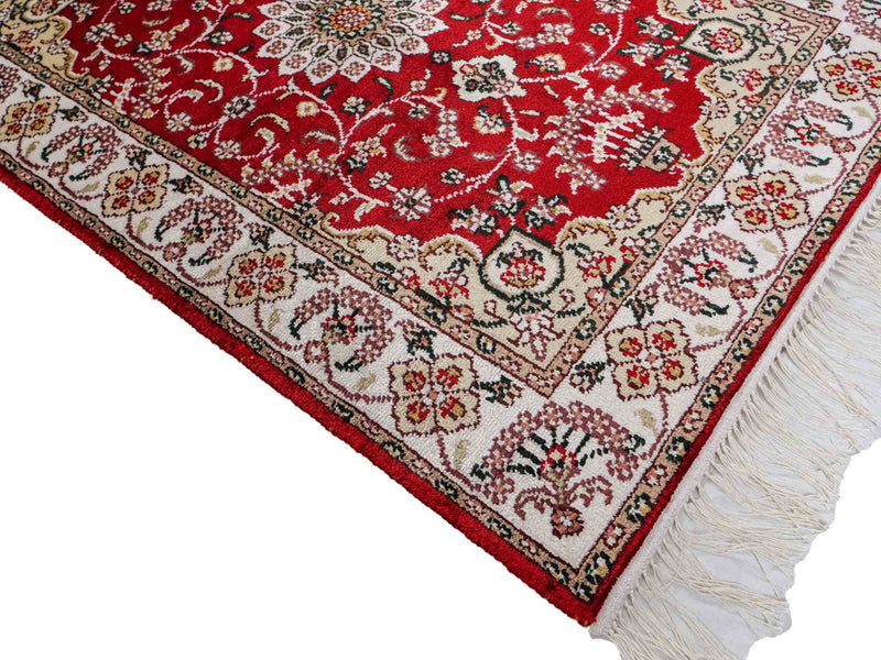 Kinesisk silke Tæppe 91x62cm - Orientalsk tæppe
