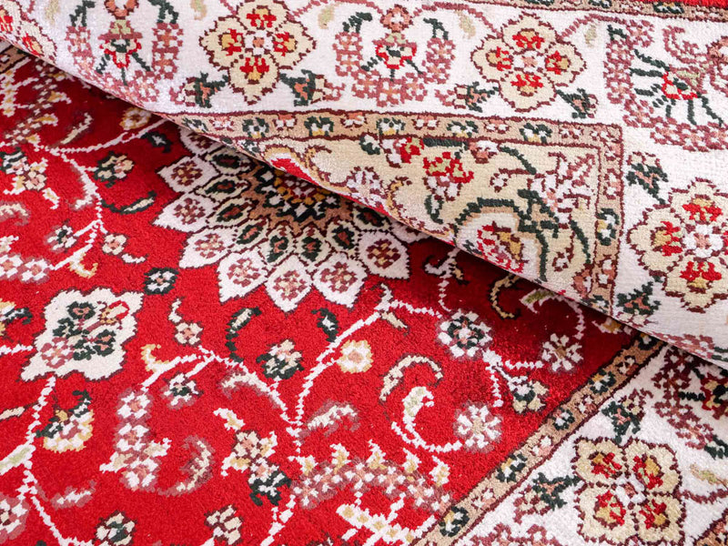 Kinesisk silke Tæppe 91x62cm - Orientalsk tæppe