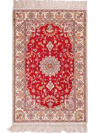 Kinesisk silke Tæppe 92x60cm - Orientalsk tæppe – product image