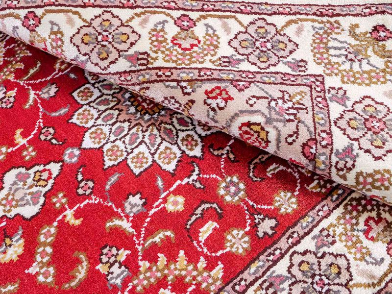 Kinesisk silke Tæppe 92x60cm - Orientalsk tæppe