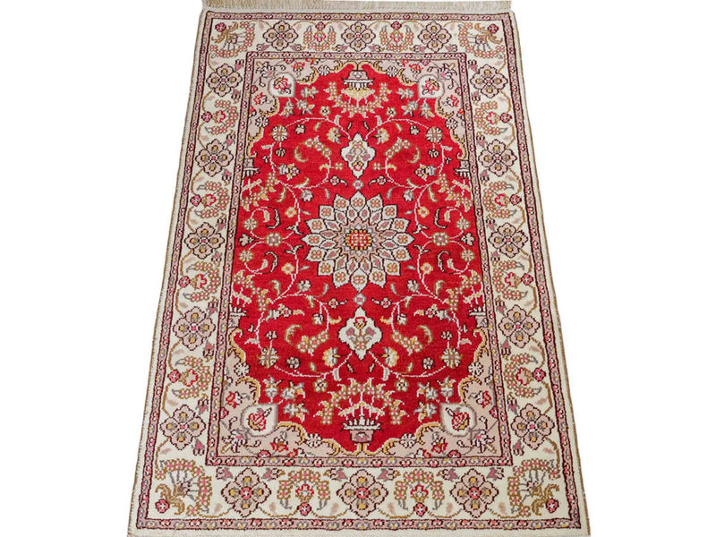 Kinesisk silke Tæppe 92x60cm - Orientalsk tæppe