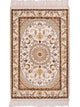 Silketæppe - China Silk - 88 x 59 cm - beige