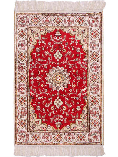 Kinesisk silke Tæppe 62x90cm - Orientalsk tæppe