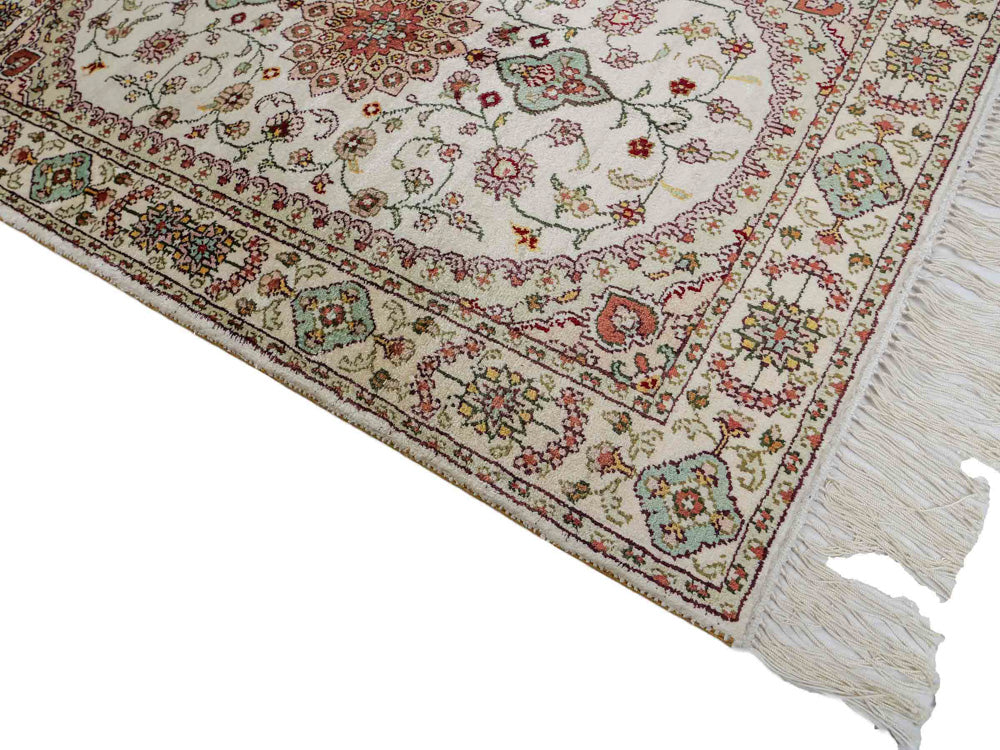 Kinesisk silke Tæppe 89x59cm - Orientalsk tæppe