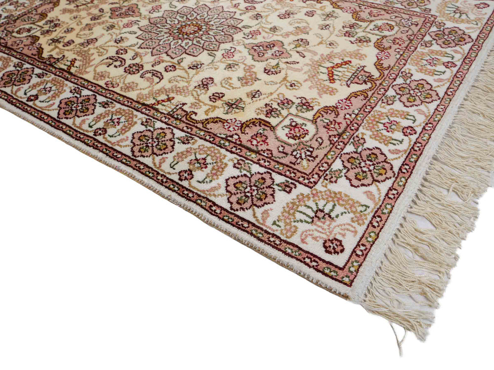 Kinesisk silke Tæppe 89x60cm - Orientalsk tæppe