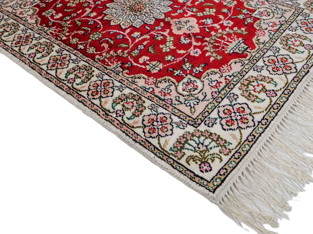Kinesisk silke Tæppe 89x62cm - Orientalsk tæppe