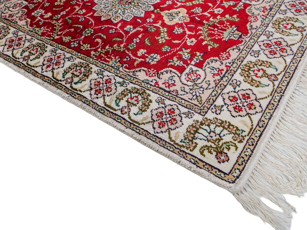 Kinesisk silke Tæppe 89x62cm - Orientalsk tæppe