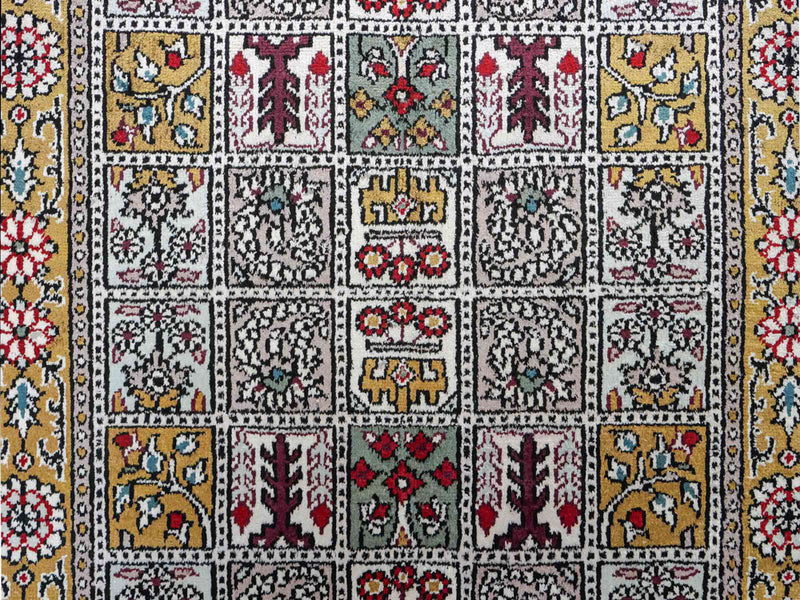 Seidenteppich - China Seide - 92 x 64 cm - mehrfarbig