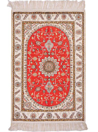Kinesisk silke Tæppe 93x61cm - Orientalsk tæppe – product image