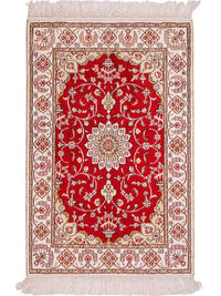 Kinesisk silke Tæppe 89x62cm - Orientalsk tæppe – product image