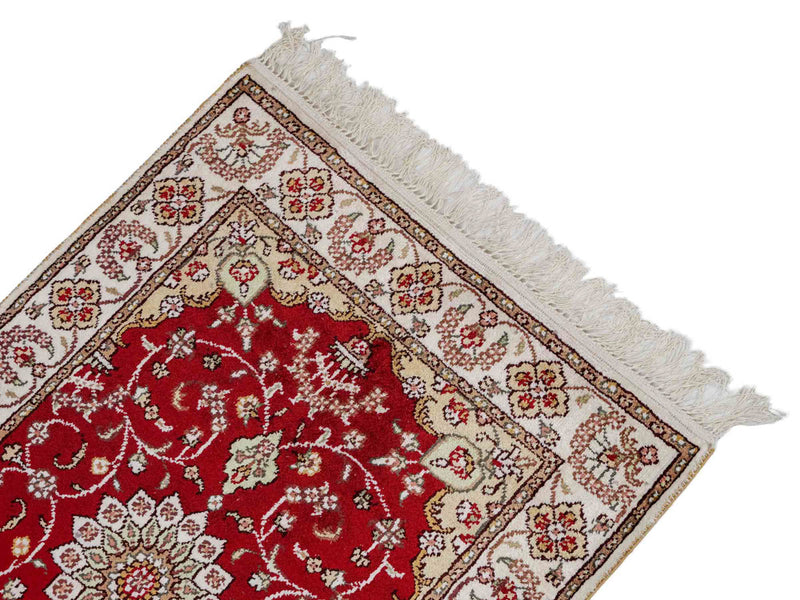 Kinesisk silke Tæppe 89x62cm - Orientalsk tæppe
