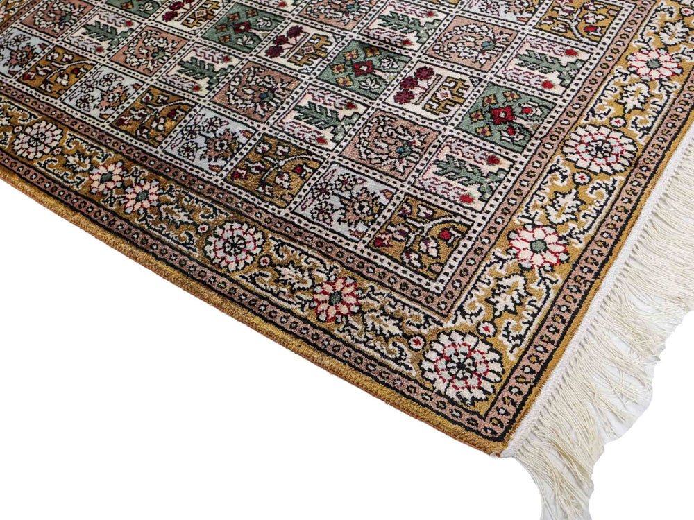 Kinesisk silke Tæppe 92x62cm - Orientalsk tæppe