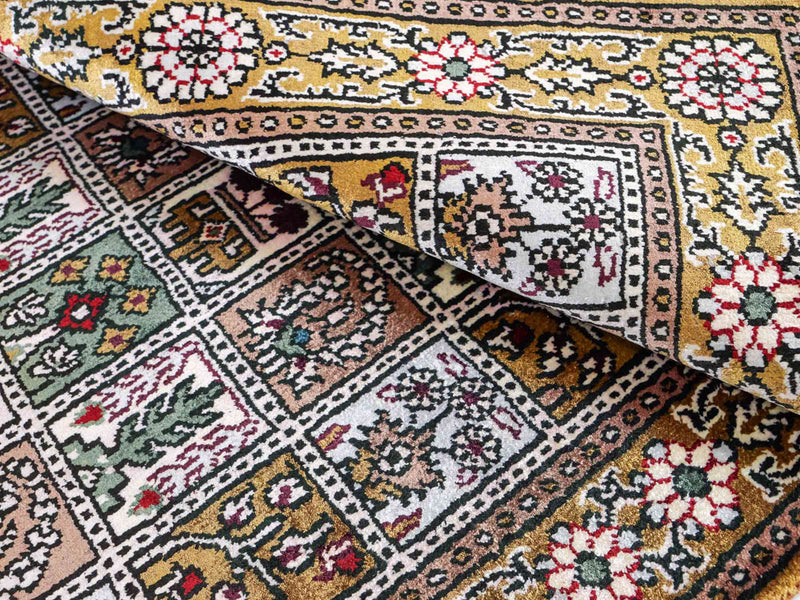 Seidenteppich - China Seide - 92 x 62 cm - mehrfarbig