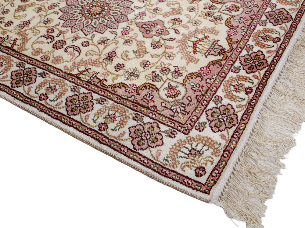 Kinesisk silke Tæppe 88x59cm - Orientalsk tæppe