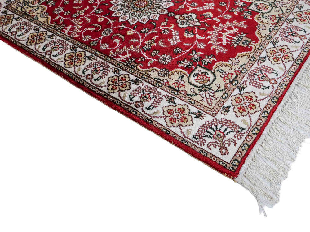 Kinesisk silke Tæppe 91x62cm - Orientalsk tæppe