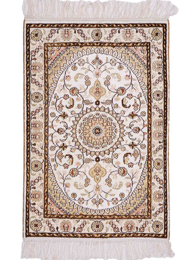 Kinesisk silke Tæppe 61x89cm - Orientalsk tæppe
