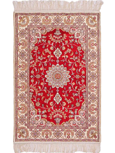 Kinesisk silke Tæppe 60x91cm - Orientalsk tæppe