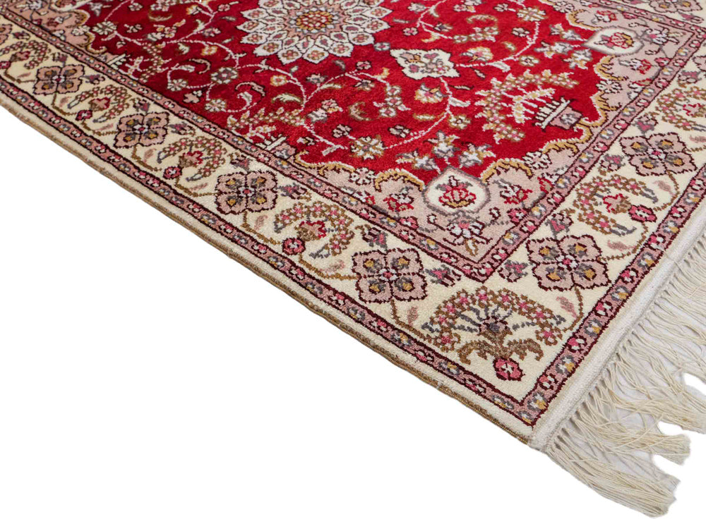 Kinesisk silke Tæppe 91x60cm - Orientalsk tæppe