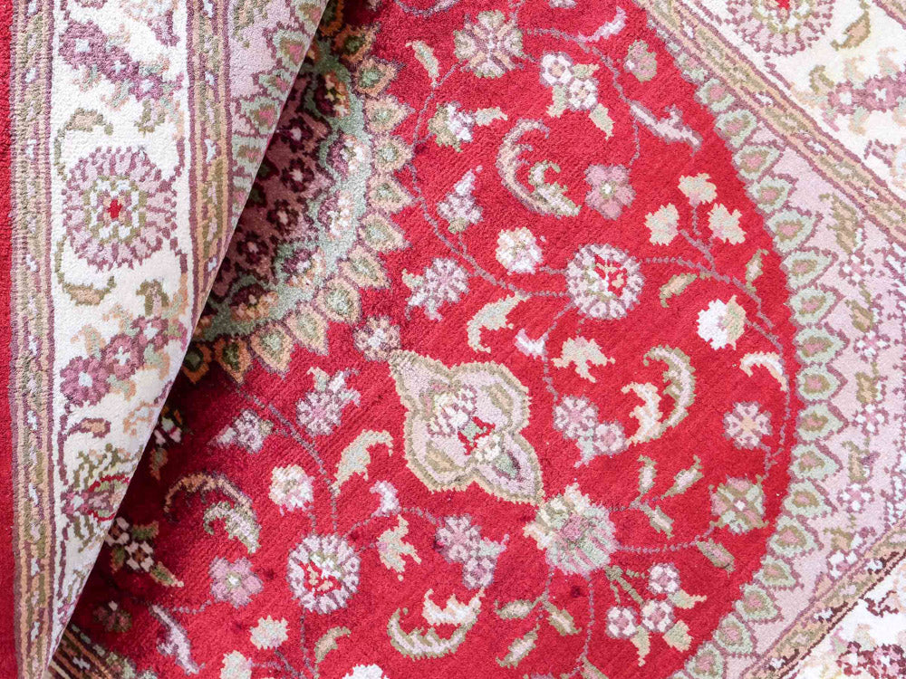 Silketæppe - China Silk - 90 x 59 cm - rød