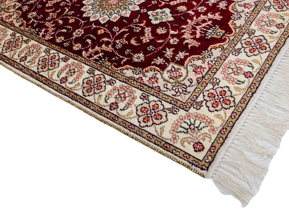 Kinesisk silke Tæppe 90x63cm - Orientalsk tæppe