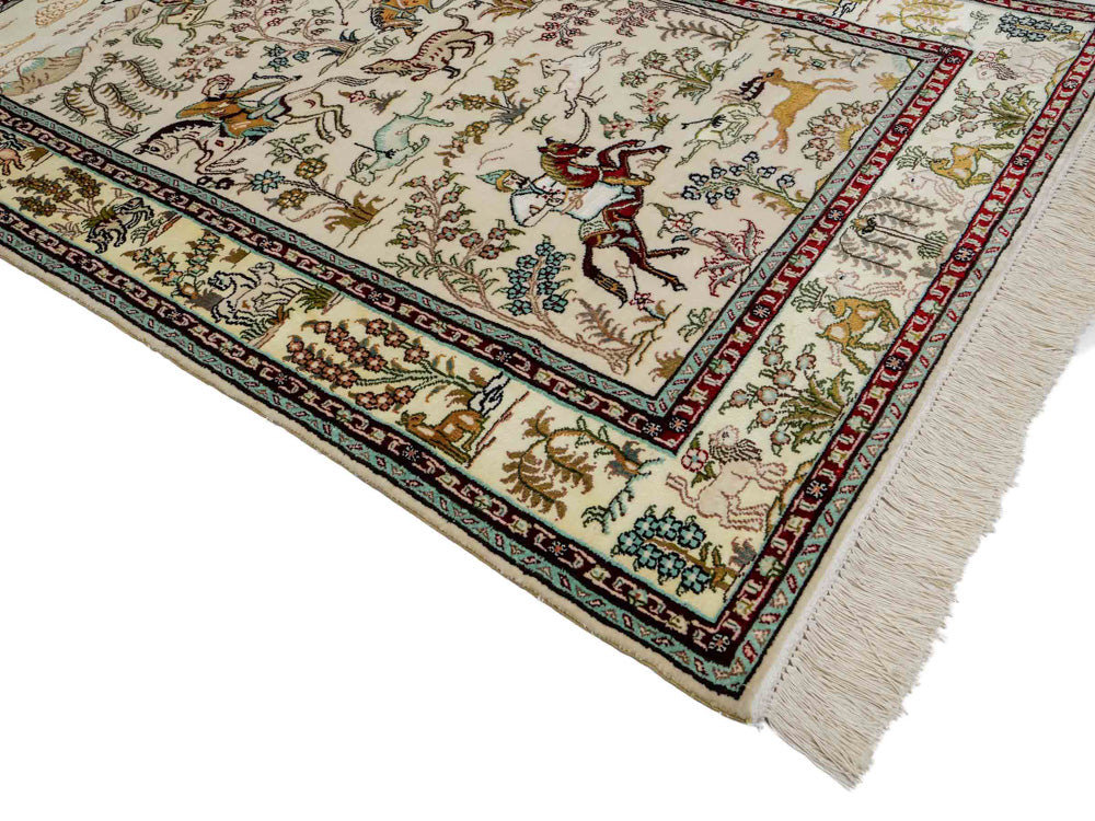 Kinesisk silke Tæppe 150x88cm - Orientalsk tæppe