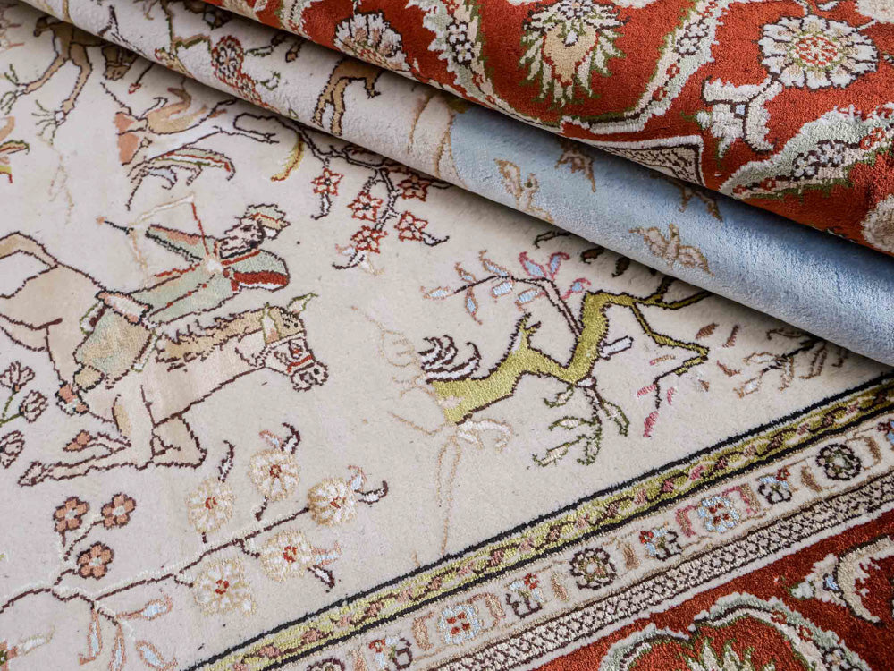 Seidenteppich - China Seide - 178 x 123 cm - beige