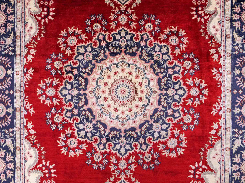 Kinesisk silke Tæppe 186x121cm - Orientalsk tæppe