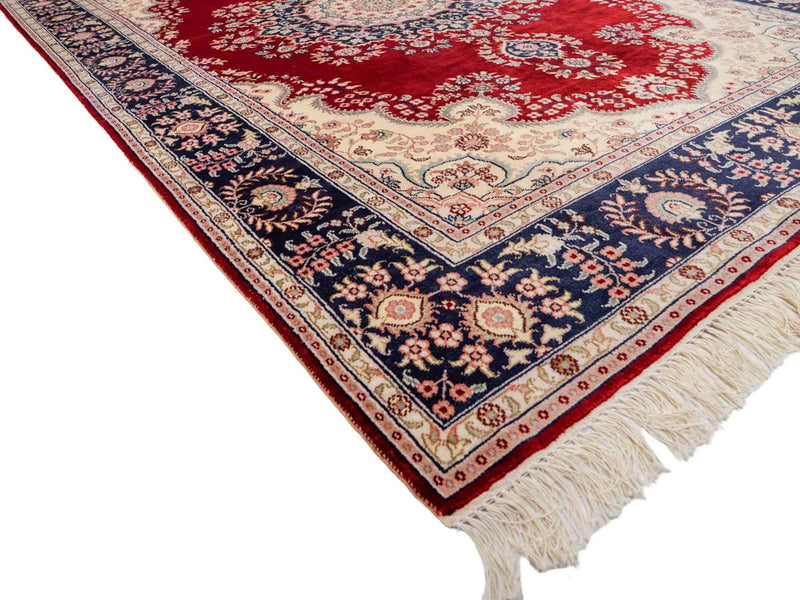 Kinesisk silke Tæppe 186x121cm - Orientalsk tæppe