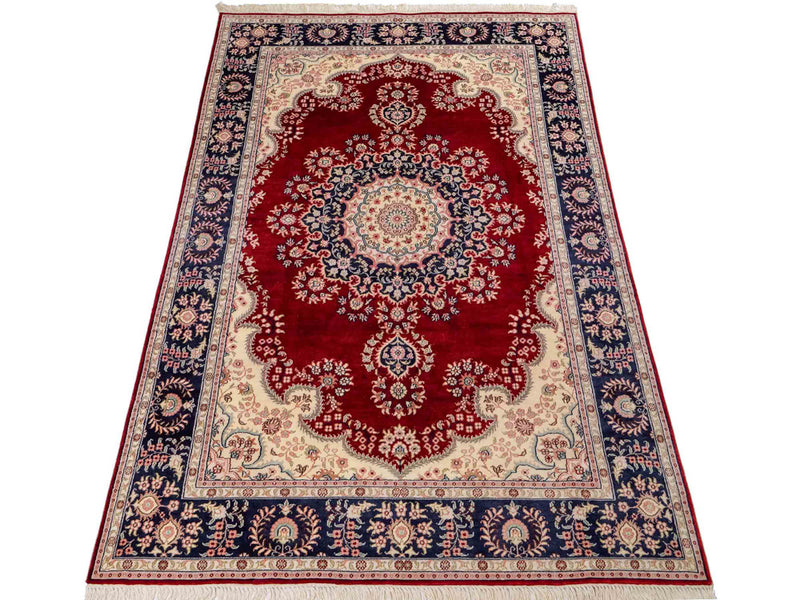 Kinesisk silke Tæppe 186x121cm - Orientalsk tæppe