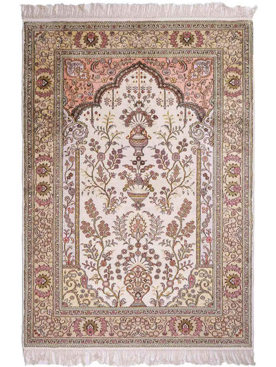 Kinesisk silke Tæppe 124x179cm - Orientalsk tæppe