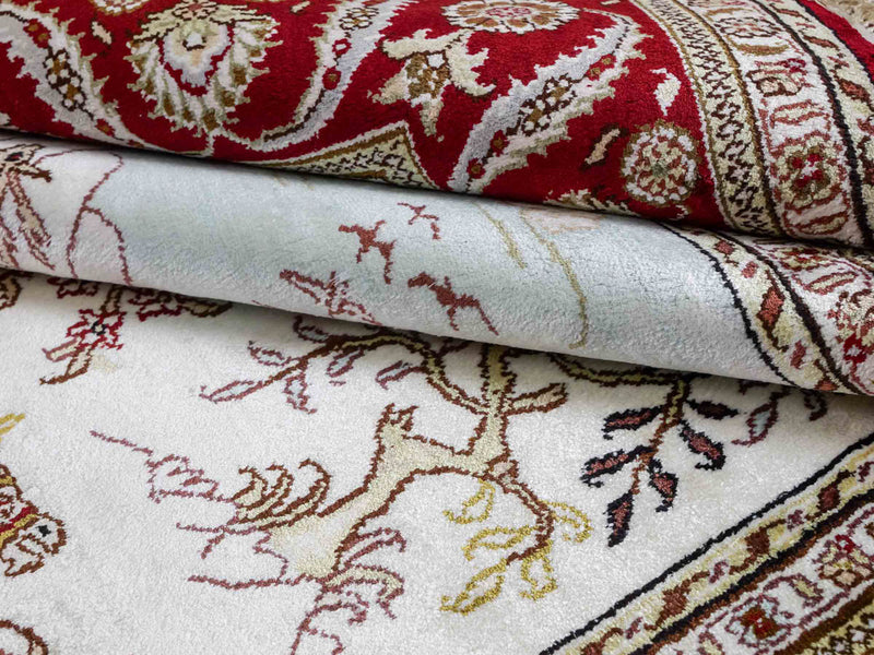 Seidenteppich - China Seide - 185 x 124 cm - beige