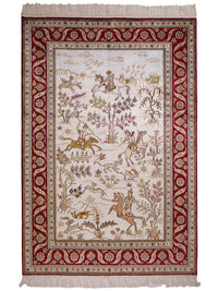 Kinesisk silke Tæppe 183x126cm - Orientalsk tæppe – product image